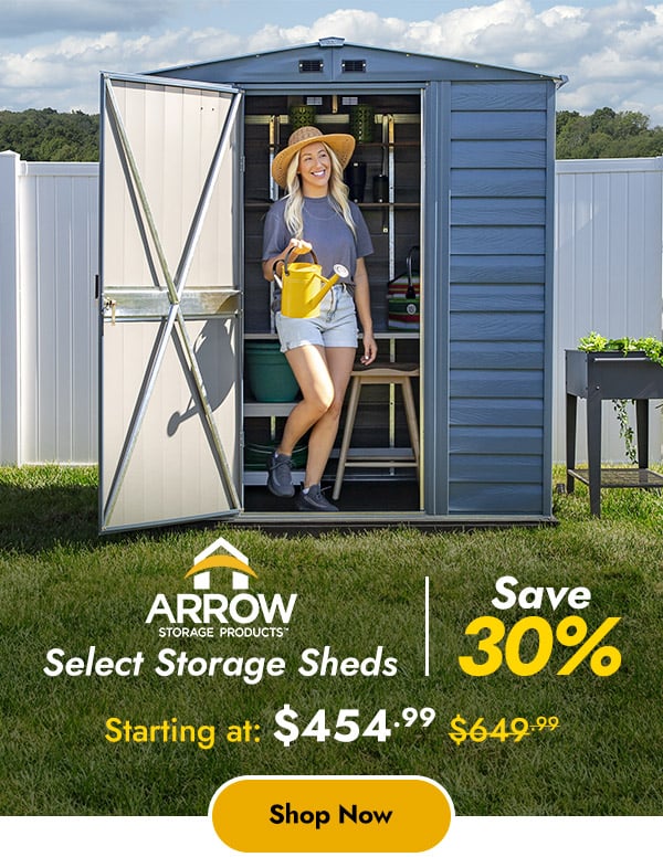 Arrow Select Storage Sheds
