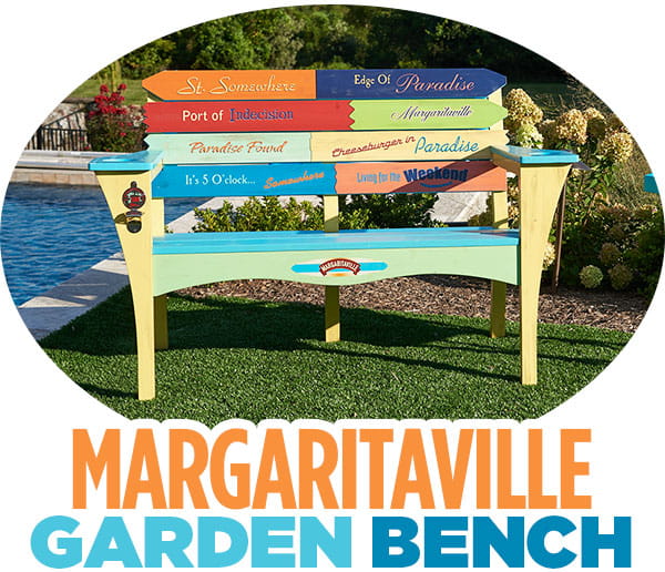Margaritaville Garden Bench