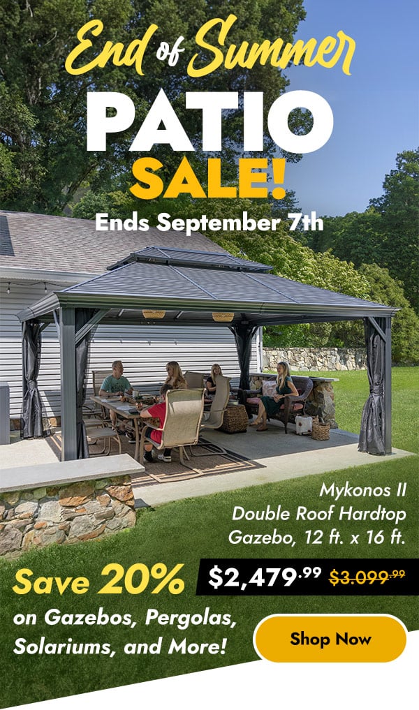 End of Summer Patio Sale