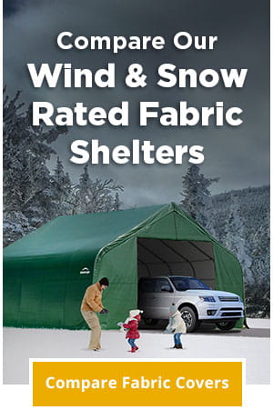 Wind and Snow Rated Fabric Shelters