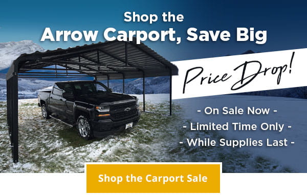 Shop the Arrow Carport Sale
