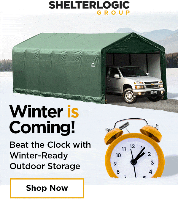 Winter is Coming - Shop Winter Outdoor Storage